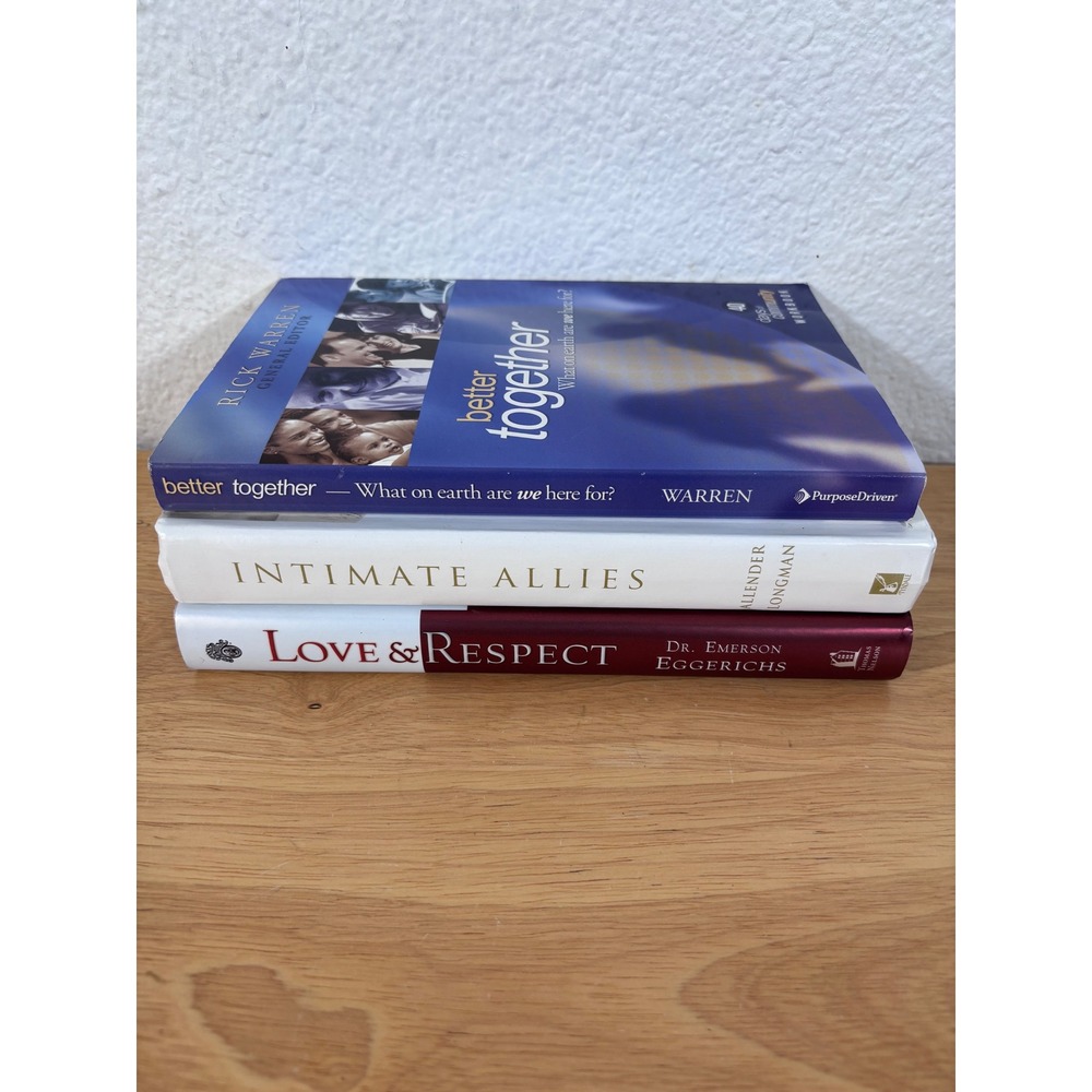 Thomas Nelson Marriage Book Lot 3 Adult Multicolor Christian Relationship